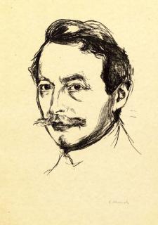 Edvard Munch - Dr. Max Linde, from From Max Linde\'s House 1902 (Schiefler 191; Woll 223)