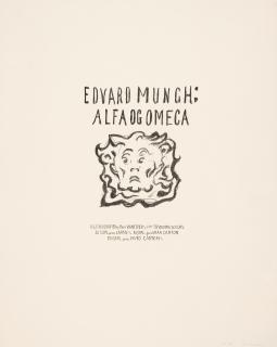 Edvard Munch - Four Plates, from Alpha and Omega 4