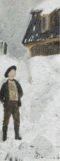 Edvard Munch - Gutt i snølandskap (Boy in a snowy landscape)