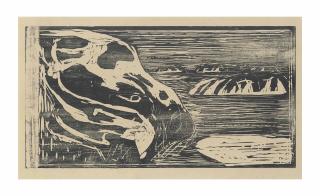 Edvard Munch - Klippen im Meer (Cliffs by the Sea)