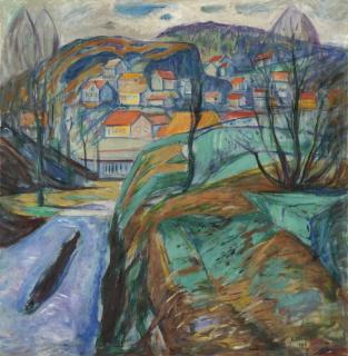 Edvard Munch - Kragerø Om Våren (Kragerø In Spring) 