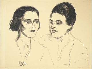 Edvard Munch - Louise and Else Heyerdahl (Sch. 474; W. 641)