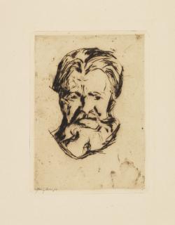 Edvard Munch - Männerkopf