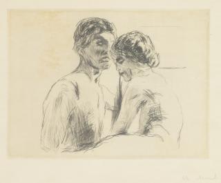 Edvard Munch - Man And Woman (W. 480)