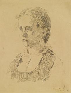 Edvard Munch - Porträt Laura Munch
