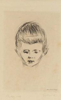 Edvard Munch - Portrait of Andreas Schwarz (Schiefler 250)