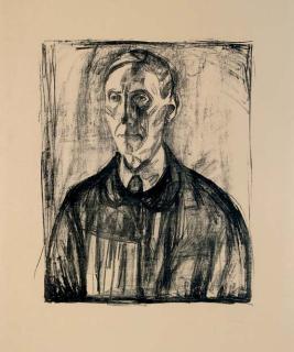 Edvard Munch - Professor Kristian Schreiner (W. 687 III)