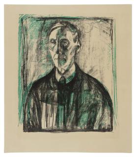 Edvard Munch - Professor Kristian Schreiner (Woll 687)