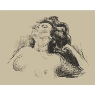 Edvard Munch - Reclining Nude Ii (Woll 658)