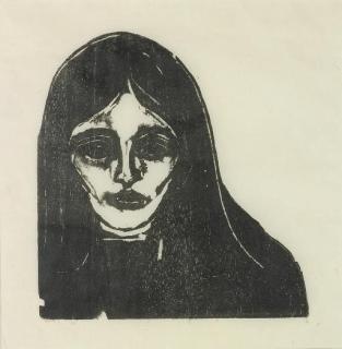 Edvard Munch - Rouge Et Noir (W. 131)