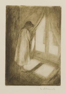 Edvard Munch - The Girl At The Window (W. 5; S. 5)