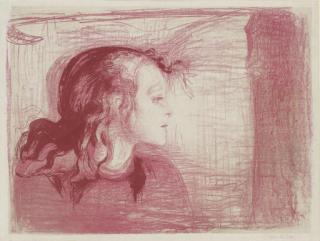 Edvard Munch - The Sick Child I (Schiefler 59; Woll 72)