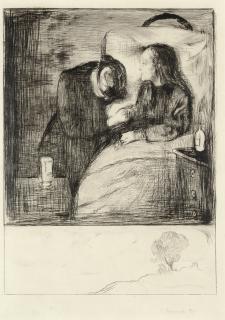 Edvard Munch - The Sick Child (Schiefler 7; Woll 7)