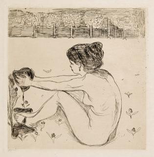 Edvard Munch - The Woman And The Heart (W. 55; Sch. 48)