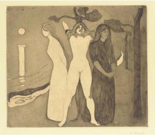 Edvard Munch - The Woman II (Schiefler 21B; Woll 22)