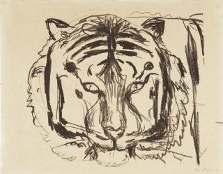 Edvard Munch - Tigerkopf.