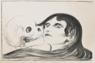 Edvard Munch - Todeskuss (The Kiss Of Death)