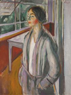 Edvard Munch - Ung Kvinne På Verandaen (Young Woman On The Veranda)