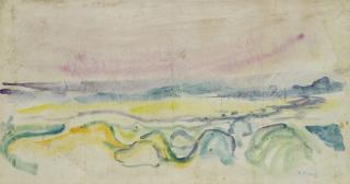 Edvard Munch - Untitled (Landscape)