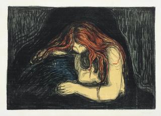 Edvard Munch - Vampyr II (Woll 41; Schiefler 34)