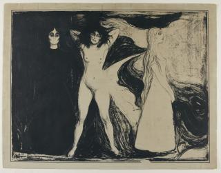 Edvard Munch - Woman (W. 147; Sch. 122) 