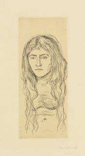Edvard Munch - Woman with long Hair