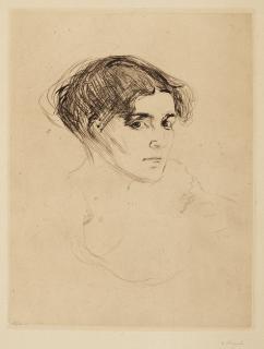 Edvard Munch - ”Woman\'s Head\