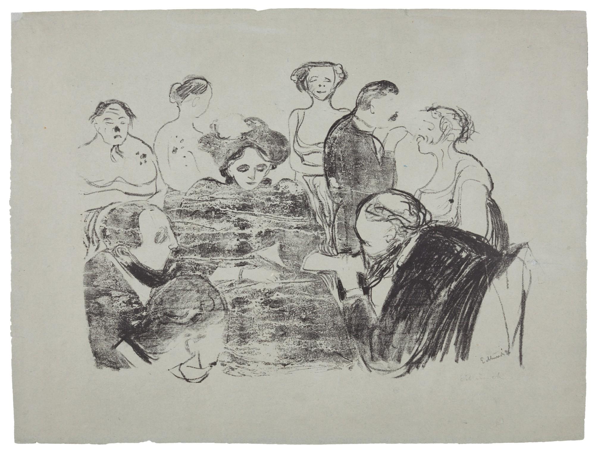 Edvard Munch - Women in the Hospital (W. 71)