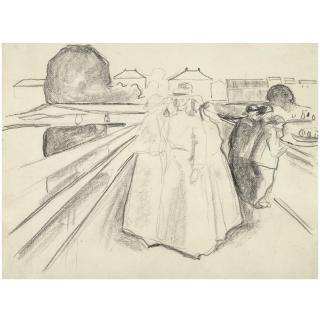 Edvard Munch - Women On The Bridge
