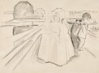 Edvard Munch - Women on the Bridge