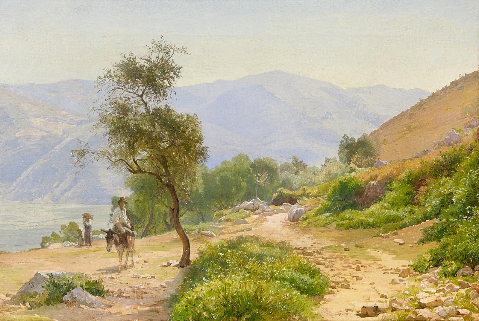Edvard Petersen - Italienische Sommerlandschaft