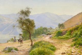 Edvard Petersen - Italienische Sommerlandschaft