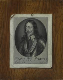 Edwaert Collier - Trompe L\'Oeil Of A Print Of King Charles I Of England On A Wood Board