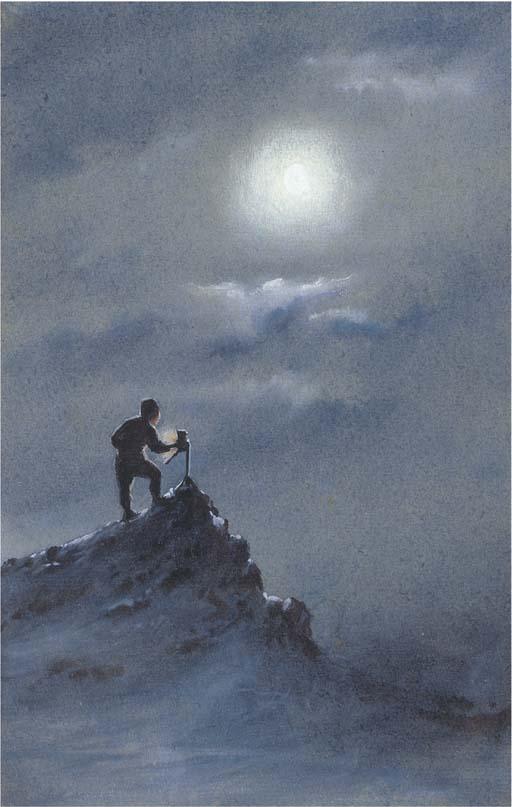 Edward Adrian Wilson - Birdie Reading Observations On The Ramp. June 6Th.11.