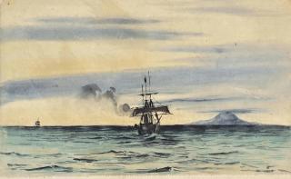 Edward Adrian Wilson - Last Sight Of Mt. Discovery. \