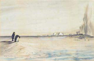 Edward Adrian Wilson - The Emperor Penguin Rookery, Cape Crozier