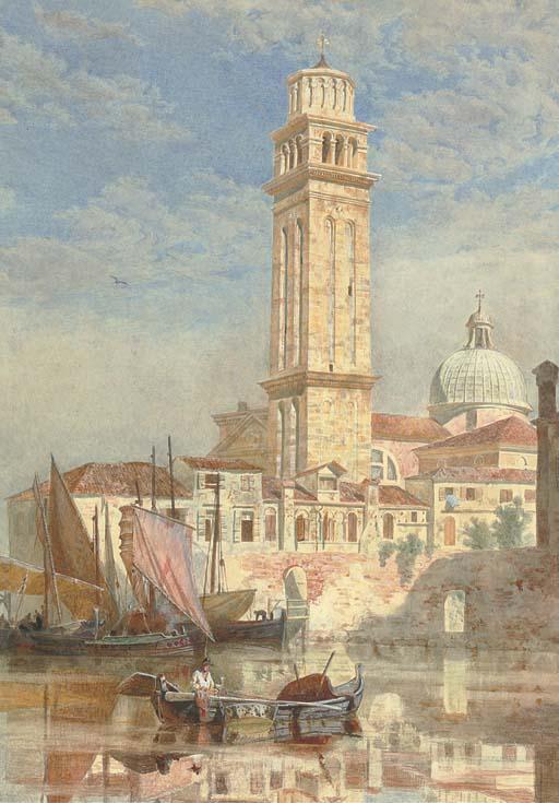Edward Alfred Angelo Goodall, R.W.S. - The church of S. Pietro di Castello, Venice
