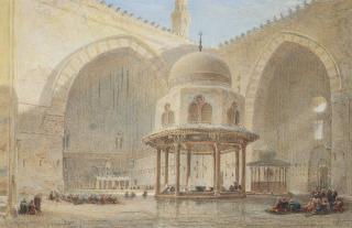 Edward Alfred Angelo Goodall - Mosque of Sultan Hassan, Cairo