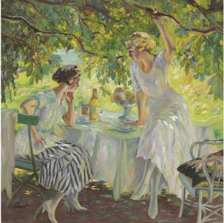 Edward Alfred Cucuel - Afternoon Tea