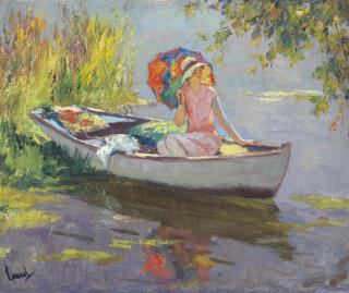 Edward Alfred Cucuel - The Pink Dress