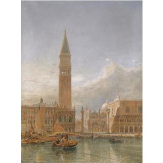 Edward Alfred Goodall, R.W.S. - Piazzetta San Marco, Venice