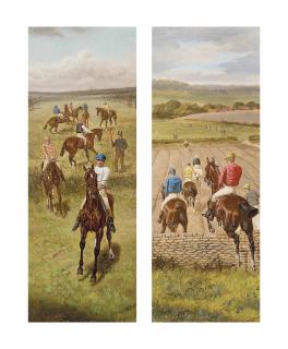 Edward Algernon Stuart Douglas - At the start; and Clearing the wall