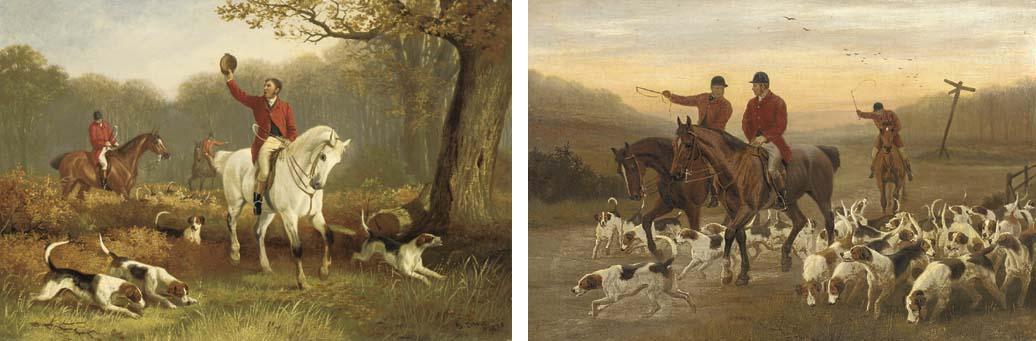 Edward Algernon Stuart Douglas - View Halloo; and Returning to Kennels