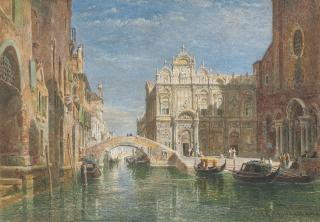 Edward Angelo Goodall, R.W.S. - The Church of SS. Giovanni e Paolo, Venice