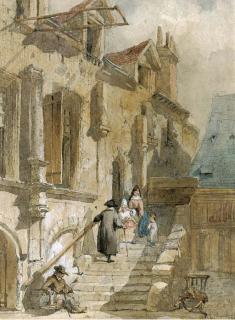 Edward Angelo Goodall, R.W.S. - The Welcoming Party