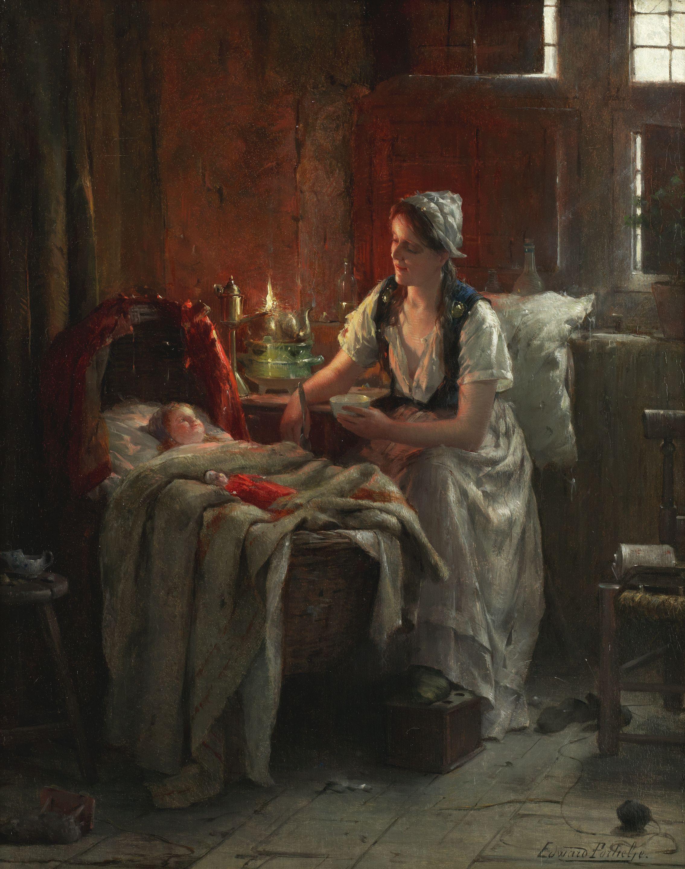 Edward Antoon Portielje - Motherly Love