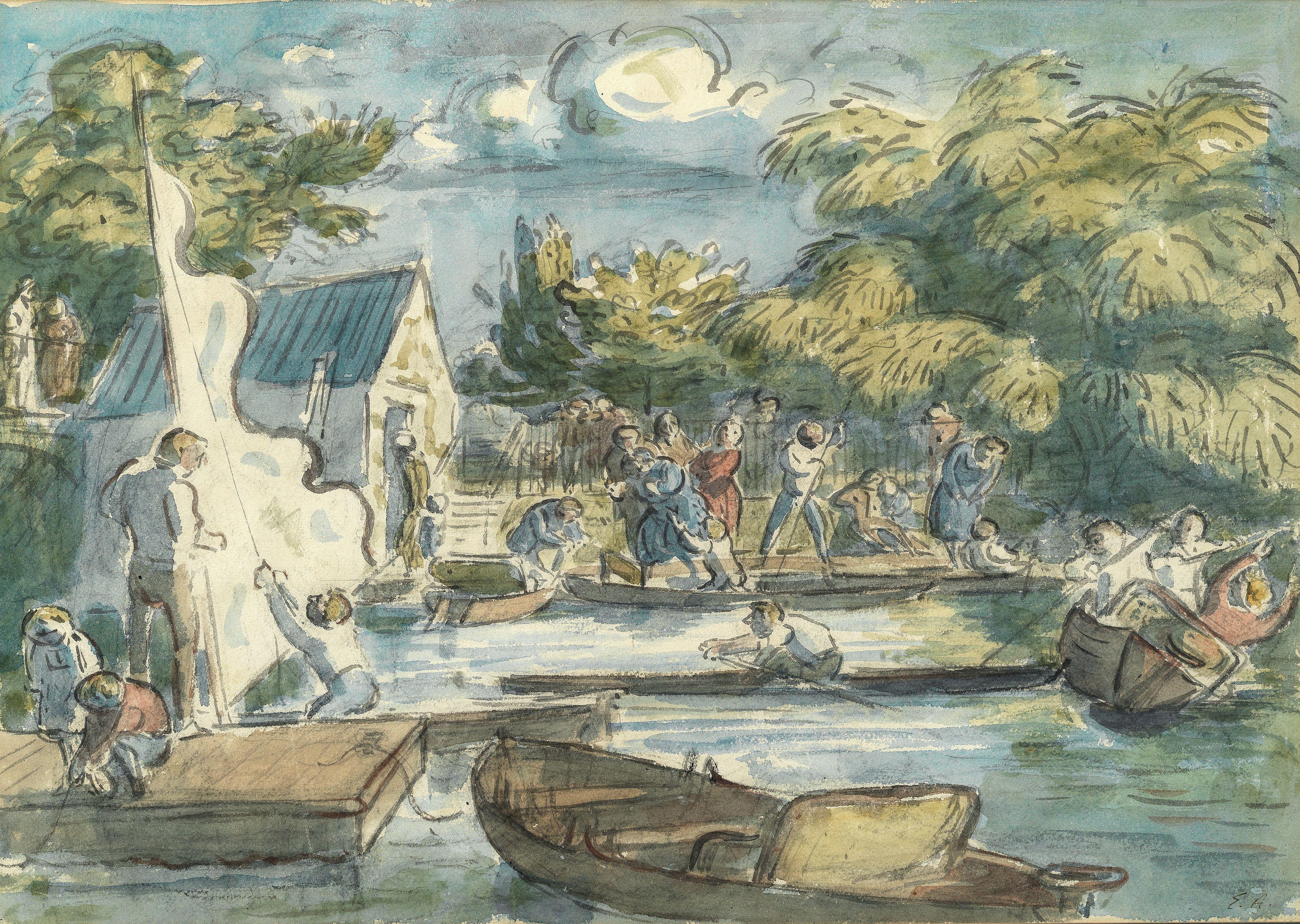 Edward Ardizonne - Boating Lake