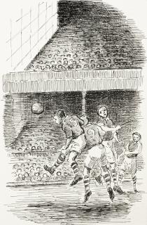 Edward Ardizzone C.B.E., R.A. - Fotebal Is A-Comen In