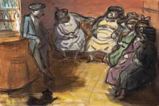 Edward Ardizzone, R.A. - At the public bar