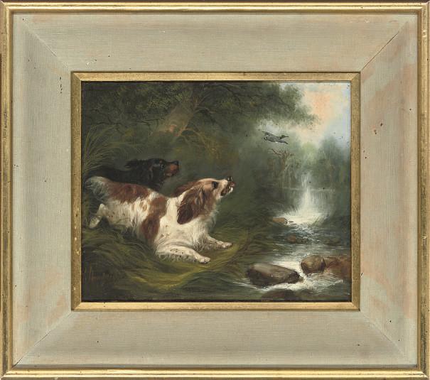 Edward Armfield - Spaniels flushing mallard